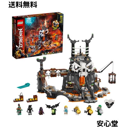 レゴ(LEGO) ニンジャゴー 魔界の砦 スカルジャイル 組み立てセット ゲーム ミニフィギュア8体 9才以上向けおもちゃ 71722