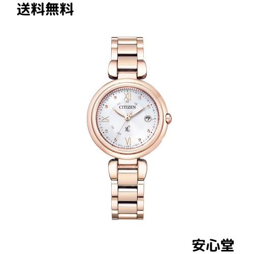 [Citizen] 腕時計 クロスシー エコ・ドライブ電波時計 防水 サクラピンク ホワイト ES9464-52A レディース ピンク