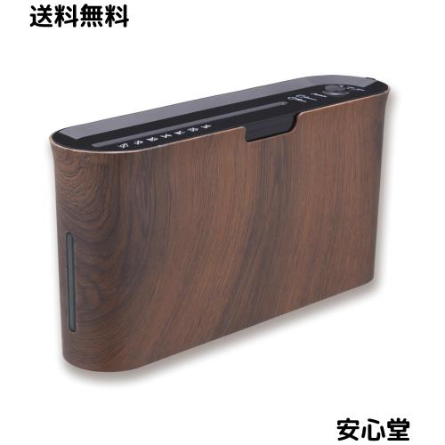 アスカ シュレッダー クロスカット B06WD 木目 連続10分 最大3枚 コンパクト 卓上 A4