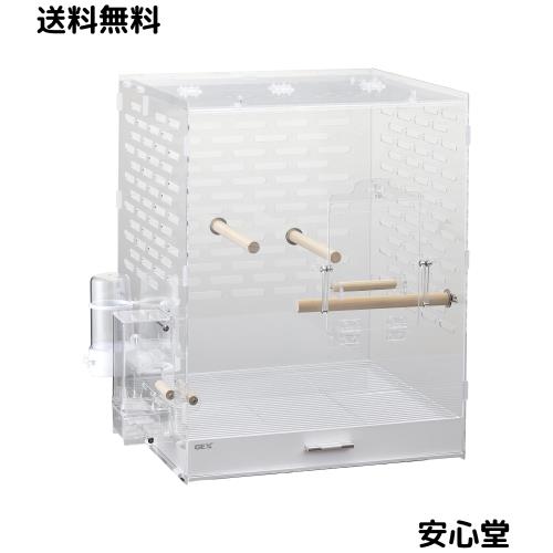 ジェックス コトリウム460-II 46.5×44.5×58.2cm とまり木・エサ入れ・水入れ付