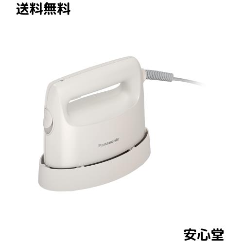 パナソニック 衣類スチーマー パワフルスチーム コンパクト 軽量 プレスもできる2WAY 脱臭 除菌 アイボリー NI-FS430-C