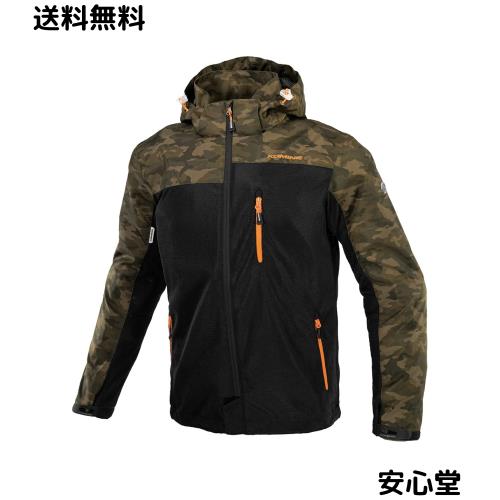 [KOMINE] バイク用 ジャケット JK-1143 プロテクトメッシュパーカーテン 07-1143 レディース Camo Black WL