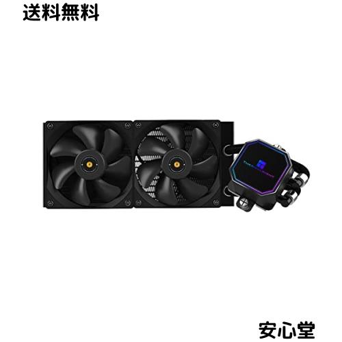Thermalright Frozen Prism 240 Black 水冷CPUクーラー、液体CPUクーラー、120mm PWMファン×2、S-FDBベアリング、AMD/AM4/AM5、INTEL LG