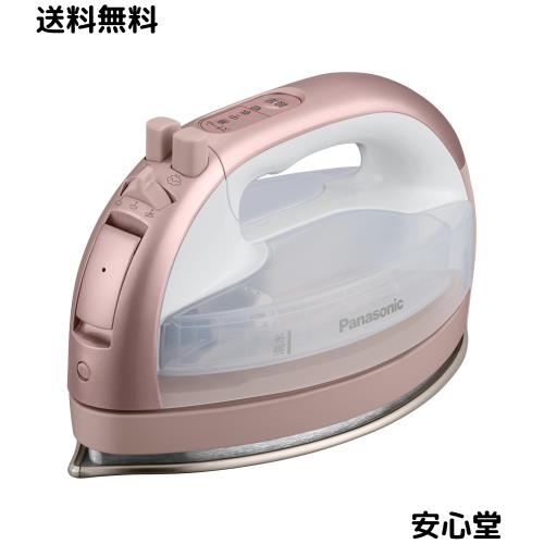 パナソニック コードレススチーム Wヘッドアイロン ステンレス×ニッケルコート 除菌 ピンクゴールド カルル NI-WL708-PN