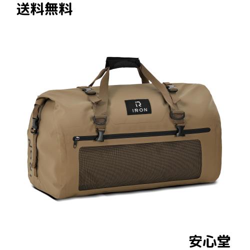 IRON JIA’S バイクシートバッグ ツーリングバッグ キャンプツーリング ショルダーストラップ付き 反射テープ付き ワンタッチ装着 防水 軽