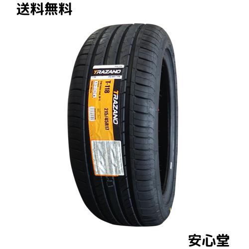 トラザノ(Trazano) サマータイヤ 215/45R17 91W (T-118) 製造1年以内 7,332円