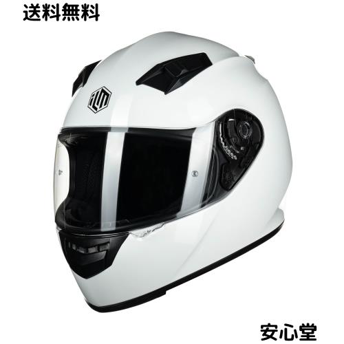 ILM バイクヘルメット フルフェイスヘルメット SG/DOT規格 ベンチレーション 内装着脱 全排気量対応 アジアンフィットモデル FP07