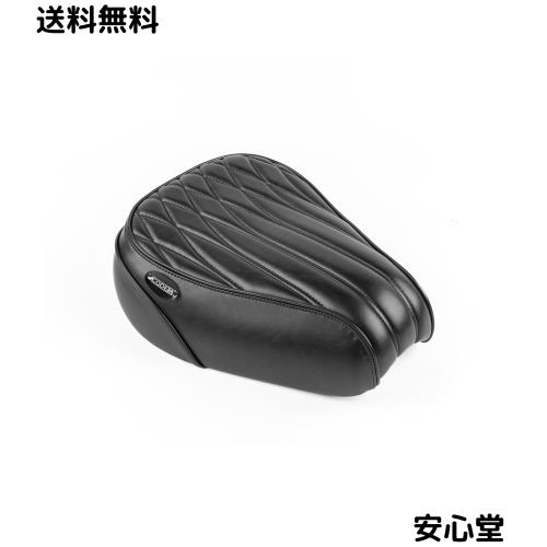 CODEM バイクシート クロスカブ スーパーカブ カスタム ソロシート ローダウンシート 高反発ウレタン内蔵 ソフトクッション ダイヤモンド