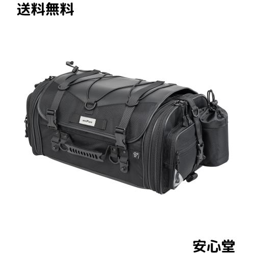 [Tanax] タナックス モトフィズ バイク用バッグ シートバッグ キャンピングシートバッグ M ブラック 30-41L 2-4泊 MFK-1002
