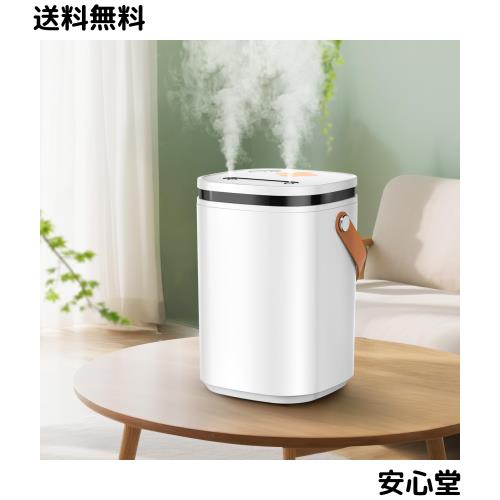 加湿器 小型 卓上 超音波式 アロマ対応 大容量 2L 静音 ダブルミスト Sinessy 上から給水 3段階ミスト おしゃれ 7色LEDライト 水漏れ防止