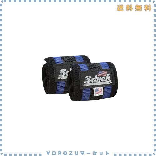 Schiek シーク リストラップ 24インチ フリーウェイトトレーニング用 ブルー (国内正規品)