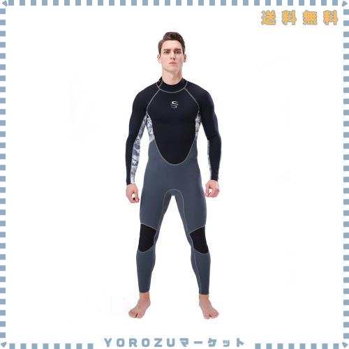 MORGEN SKY ウェットスーツ 2mm メンズ セミドライ ネオプレン 裏ジャージ フルスーツ バックジップ仕様 ダイビング サーフィン SUP 釣り