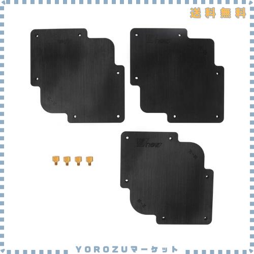CarAngels コーナー加工治具 3ピース キツツキ角ジグ トリマー用 半径簡単治具 ルーター テーブル ビット 角治具 テンプレート R加工テン