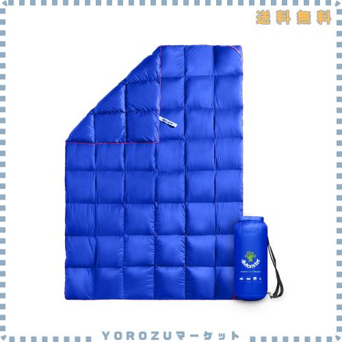 4Monster ダウン ブランケット マルチブランケット 防寒 アウトドア キャンプ 旅行 軽量 防水 防風 コンパクト ひざ掛け 肩掛け 掛け布団