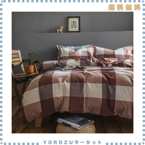 布団カバー シングル 3点セット オーガニックコットン洗いざらしの綿100% コットン 寝具カバーセット 布団かばー ベットカバー 洗い替え