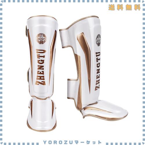 ZHENGTU レガース【RIZIN現役 第5代DEEPフライ級王者「神龍誠」推薦】ボクシング 足サポーター キックボクシング レッグガード すね当て