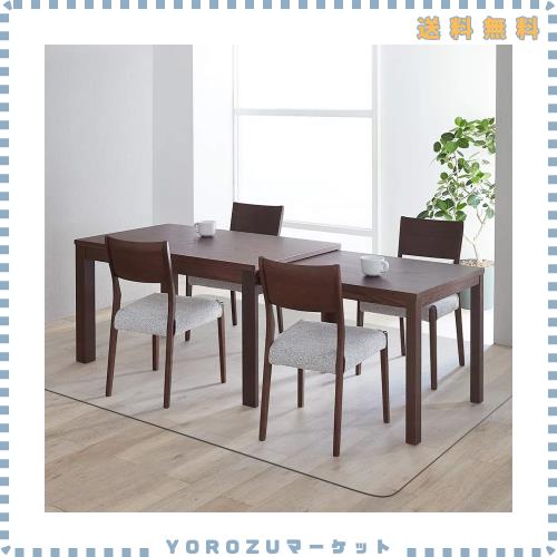ダイニングマット クリア PVC 180X300cm 特大サイズ 超大判 厚さ1.5mm クリアマット テーブルマット 透明マット ソフト 撥水 おしゃれ 汚