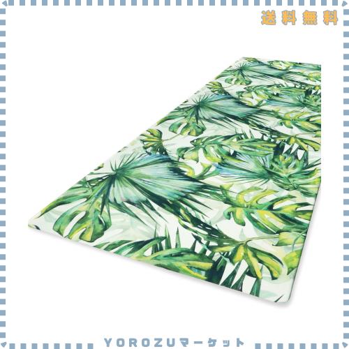 ヨコズナクリエーション 拭けるキッチンマット ビニール製 抗菌防臭 防カビ 防炎 (ジャングル, 約60×240cm)