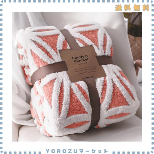 sledar(スレダー) 毛布 掛け毛布 クイーン 発熱二枚合わせ パイル シープ調 ふわふわ 丸洗いOK 抗菌防臭 防ダニ加工 北欧風 プレゼント