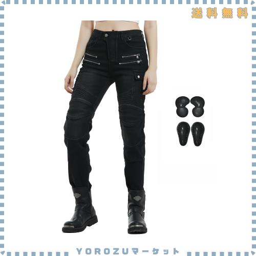 [RENHE] ライディングパンツ 冬用 レディース バイクパンツ 防寒 ライダースパンツ 裏ボア バイクズボン 冬 ストレート バイク用レディー