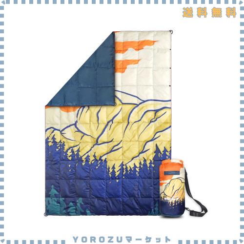 4Monster ダウン ブランケット マルチブランケット 防寒 アウトドア キャンプ 旅行 軽量 防水 防風 コンパクト ひざ掛け 肩掛け 掛け布団