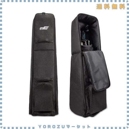 FMAFNLY ゴルフバッグカバー ゴルフ用トラベルカバー ホイール付き 折りたたみ式 ゴルフ航空バッグ ゴルフバッグ トラベルケース 耐摩耗