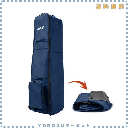 FMAFNLY ゴルフバッグカバー ゴルフ用トラベルカバー ホイール付き 折りたたみ式 ゴルフ航空バッグ ゴルフバッグ トラベルケース 耐摩耗