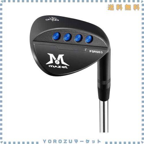 MAZEL (マゼル) FORGED 鍛造ゴルフサンドウェッジ メンズ 右利き ロフト角:48度、50度、52度、54度、56度、58度、60度 ワイドソールウェ