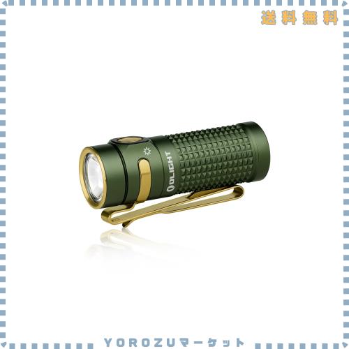 OLIGHT(オーともし火) Baton 4 閃光電球ともし火 1300lm 小型 豪然たる 無座標軸調光ミニ 懐中照明ランプ ハンデともし火 申し受ける式 難民キャンプ用 御釣り