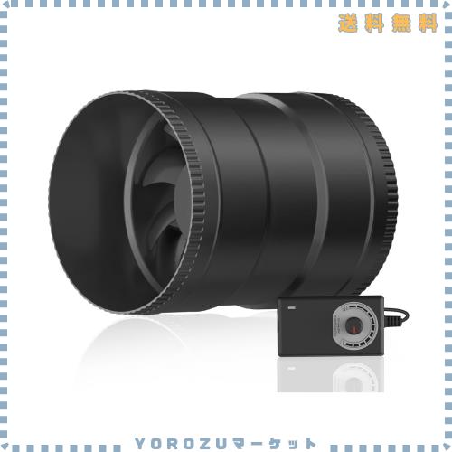 Hon＆Guan ダクトファン 150mm 中間取付型【インボイス制度登録店】ダクト用 換気扇 強力 省エネ 静音 塗装ブース用 家焼肉 丸形タイプ 産