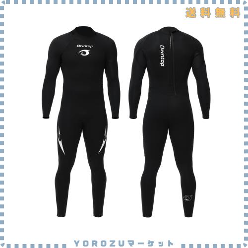 Owntop 3mm ウェットスーツ メンズ フルスーツ ストレッチ ネオプレン素材 日焼け止め UVカット 保温 ワンピース ダイビング サーフィン