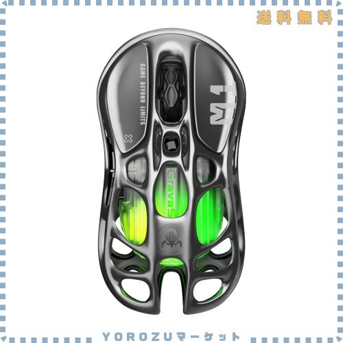 【国内正規品】GravaStar ゲーミングマウス 無線 有線 ワイヤレス 軽量 4Kポーリングレート 26000DPI 低遅延 高感度 2.4G/Bluetooth/USB