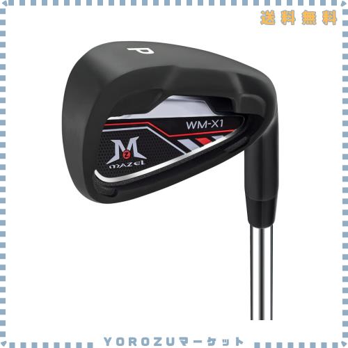 MAZEL (マゼル) WM-X1/2 ゴルフ クラブ アイアン スチールシャフト 単品(番手:1,2,3,4,5,6,7,8,9,AW,PW,SW) メンズ 右用/左用 フレックス
