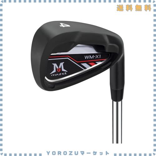 MAZEL (マゼル) WM-X1/2 ゴルフ クラブ アイアン スチールシャフト 単品(番手:1,2,3,4,5,6,7,8,9,AW,PW,SW) メンズ 右用/左用 フレックス