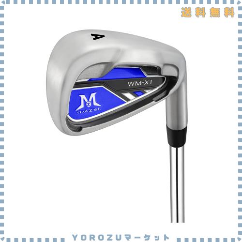 MAZEL (マゼル) WM-X1/2 ゴルフ クラブ アイアン スチールシャフト 単品(番手:1,2,3,4,5,6,7,8,9,AW,PW,SW) メンズ 右用/左用 フレックス