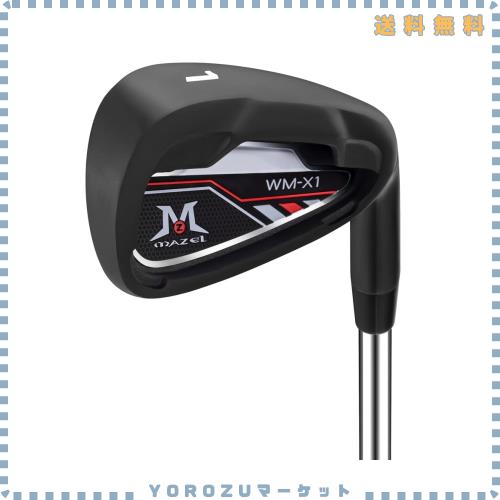 MAZEL (マゼル) WM-X1/2 ゴルフ クラブ アイアン スチールシャフト 単品(番手:1,2,3,4,5,6,7,8,9,AW,PW,SW) メンズ 右用/左用 フレックス