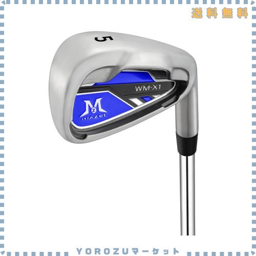 MAZEL (マゼル) WM-X1/2 ゴルフ クラブ アイアン スチールシャフト 単品(番手:1,2,3,4,5,6,7,8,9,AW,PW,SW) メンズ 右用/左用 フレックス