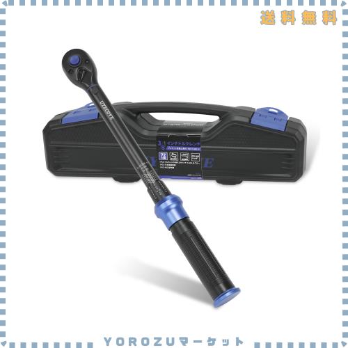 UYECOVEトルクレンチ バイク プレセット型 差込角9.5 mm (3/8インチ) 5-60N.m オートバイトルクレンチ 車 エンジン バイク修理工具 作業