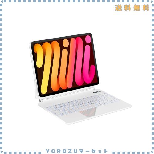 マジックキーボード SUKEBON 2025 iPad Pro（M4/M5）11インチ用キーボード 電量表示 トラックパッド付き 日本技適認証取得 日本語配列 磁