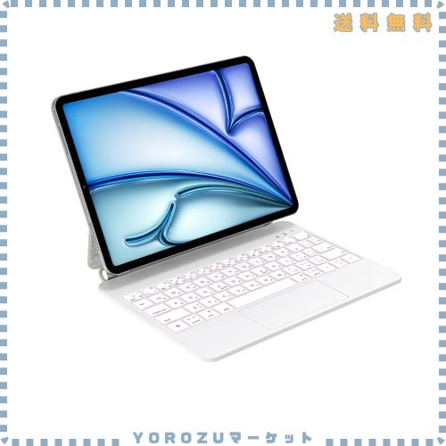 QERDAOY マジックキーボード 2025 i-Pad 第11世代A16/第10世代キーボード（A2696/A2757/A2777/A3162）iPadキーボードケース 日本語配列