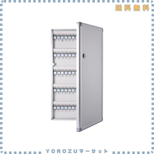 AOVOCO キーボックス 壁掛け keybox 鍵収納 ロック付き 会社 事務所 業務用 オフィス(120キー)