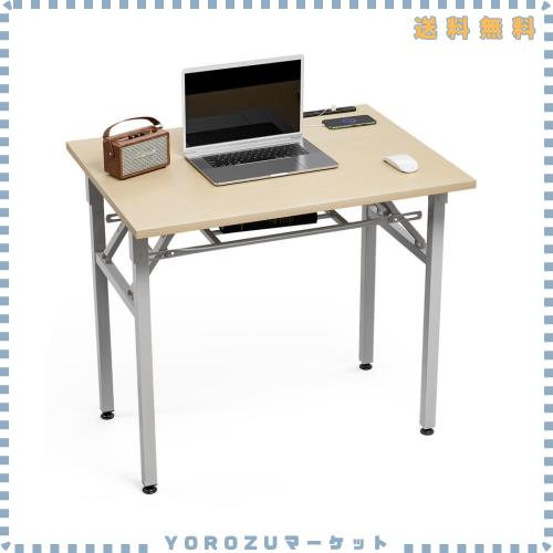 FryLR 折りたたみデスク 大理石柄 組み立て不要 80*60*72CM パソコンデスク ゲーミングデスク ミシン台 折り畳みテーブル 簡易デスク ワ