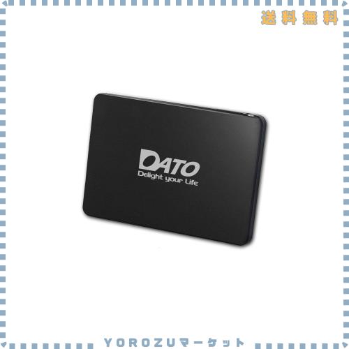 DATO SSD 512GB 2.5インチ SATA3 6Gbps 内蔵型 高速ソリッドステートドライブ 最大読込535MB 書込500MB 3D NAND SLCキャッシュ搭載 ノー