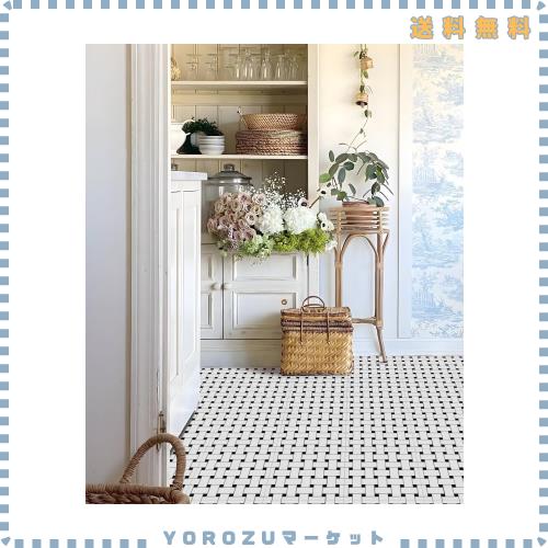 MORCART フロアタイル 貼るだけ フロアシート 置くだけ 床 リメイクシート DIY トイレ 浴室 玄関 キッチン 床張り替えシート フローリン