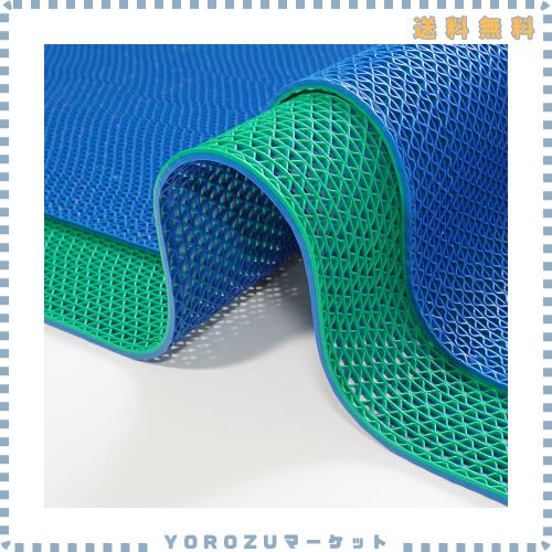 QD-SGMP 滑り止めマット 屋外 PVC 厚さ5mm 両面カラー 風呂 浴槽内 浴室 ゴム 耐久 廊下カーペット プール ラグ 業務用 駐車場 工業用 玄