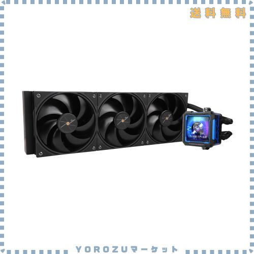 THERMALRIGHT FW PRO 360 Black CPU AIOクーラー、320*320解像度のIPS LCDスクリーン、AM5＆Intel 1700/1851用、高性能360スペック水冷ラ