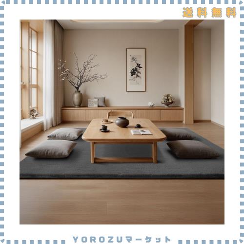 ラグマット カーペット 160x230cm 全厚約2cm 滑り止め付 洗えるラグ 抗菌 ふわっと手触り 防音絨毯 オールシーズ おしゃれな北欧風シャギ