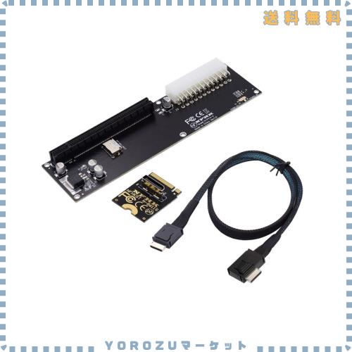 chenyang Oculink SFF-8612 - PCI-E 3.0/4.0 M.2 M-Key to PCIe 3.0/4.0 X16アダプター eGPU/GPD Win Max2 外部グラフィックスカード＆SSD
