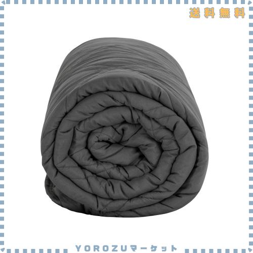 Winthome ウェイトブランケット 加重ブランケット 重力毛布 TV話題 人気 重い布団 適度な重さ 不眠症対策 睡眠改善 ストレス解消 年中使