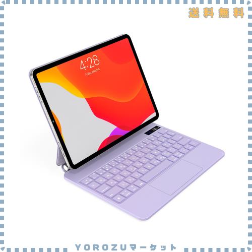 QERDAOYI マジックキーボード 2025 iPad 第11世代11 インチ A16 ＆iPad第10世代10.9インチ（A2696/A2757/A2777）に対応 日本語配列 高精度